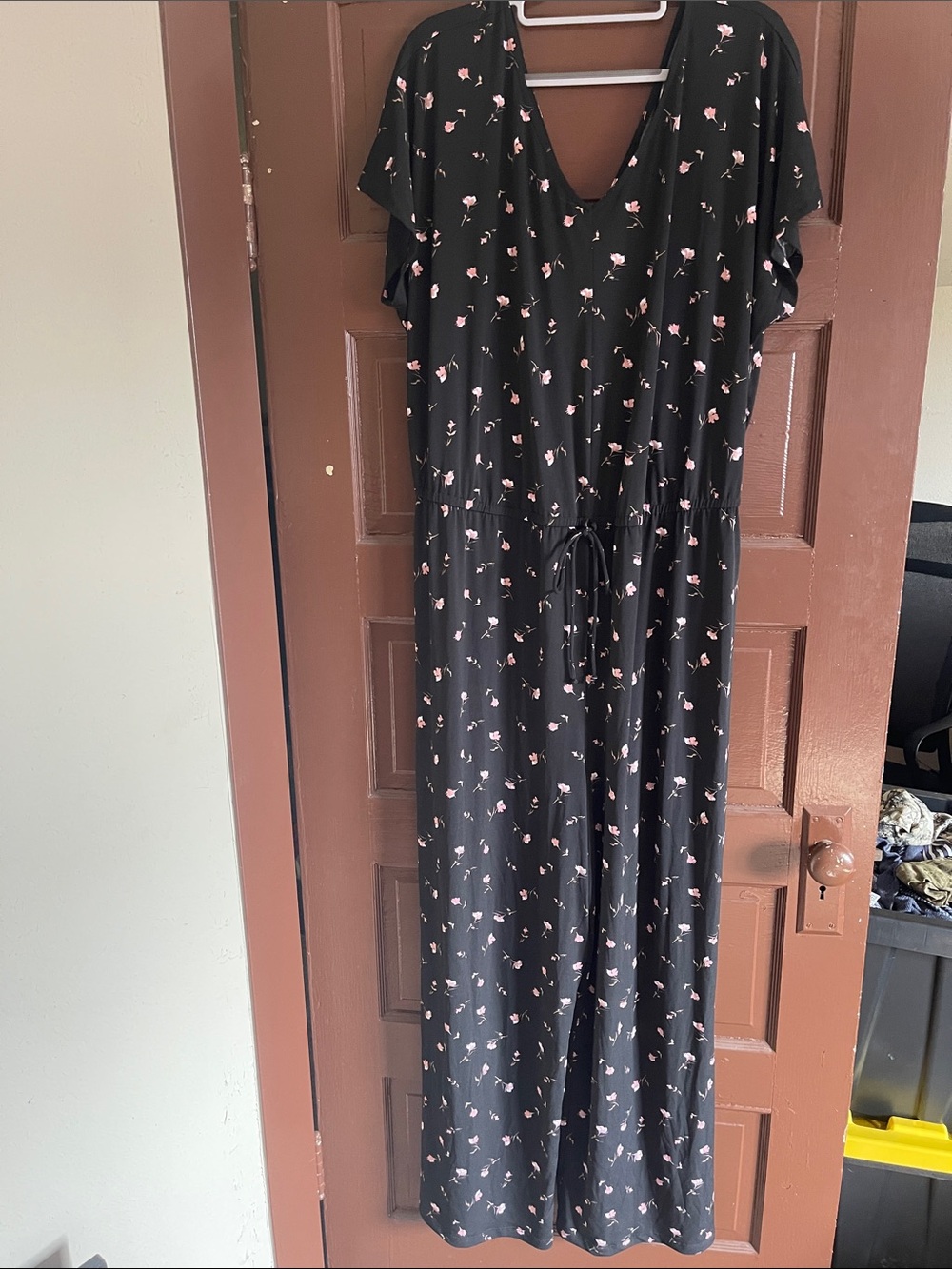 Black Floral Jumper